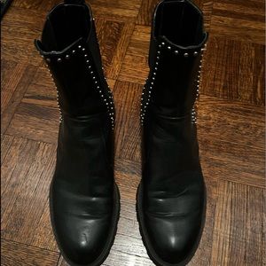 Zara leather boots